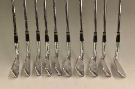 Fine set unused MacGregor “Tourney Custom” ltd ed mussel back irons limited to only 100 sets -