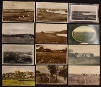 Collection of Scottish Golf clubs and Golf Course postcards in the Aberdeenshire and North East