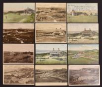 Collection of Braid Hills Edinburgh Golf Course postcards (11) - mostly from the early 1900s incl