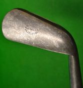 Fine and Early Wm Park Maker Musselburgh smf lofting iron c1885 – with sharp crease and deep