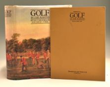 Henderson, Ian and David Stirk signed (2) - “Golf in the Making” 1st ed 1979 signed by both