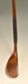 An Elegant Tom Morris St Andrews light stained fruit wood late longnose scare putter c1890 –