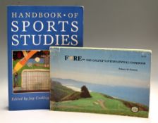 Roberts, Palmer W - “Fore - The Golfers International Cookbook” c1978 publ’d San Diego - interesting