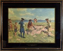 Stewart, Allan (1865- ) after – “The First International Golf Foursome Played over The Leith Links