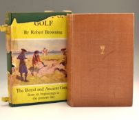 2x Classic Golf Books from the 1930/50s - “The Lonsdale Library volume 1X The Game of Golf” 1st
