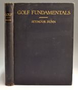 Dunn, Seymour “Golf Fundamentals” 1st ed 1930 – Lake Placid and printed privately by the