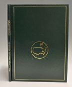 Masters Golf Annual signed by the winner Ian Woosnam - in the original green leather and gilt boards