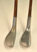 2x Standard Golf Co Mills alloy woods – a No.1 well cherished golf club and an unnamed heavily