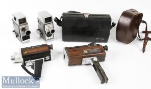 4x Bell & Howell Cine Cameras to include 624 8mm model, an Autoset II example, Filmosound 8 and