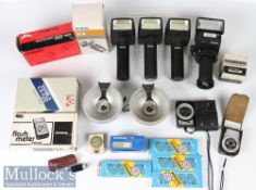 Camera Accessories Selection includes clip on exposure meters such as Ricoh, Singlex cameras,