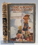 What A Scout Should Know Edited by Morley Adams 1915 with 7 photographs and illustrations within the