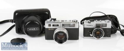 Yashica Electro 35 G rangefinder 35mm camera marked 90125744 with Yashica 1:1.7 f=45mm lens and