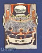 Movable View Card Of 6 Views of Edwardian “Ipswich” Circa 1906-14 Entitled “Brown’s Kinograph”. In