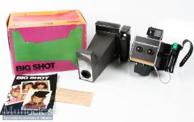 Big Shot Polaroid Portrait Land Camera in original box plus Polaroid Miniportrait camera model