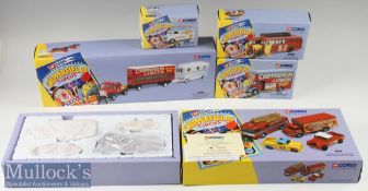 Corgi Classics Chipperfields Circus Diecast Selection (5) incl 31703 Land Rover, Morris Minor Pick-