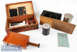 The Kodak No2 Film Tank with spindle, Tank B, 2x handles, spool, lowering hook, paper