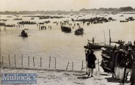 Mahatma Gandhi – Photograph depicting ‘Seeking to bathe in sacred waters’ following the ashes of
