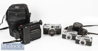 Canon Canosound 312XL-S Super 8 cine camera with c-8 macro 1:1.2 8.5-25.5mm lens with external