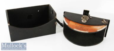 1902 Kodak Model B No4 Panoramic camera 4” wide RF, swinging lens, with broken strap by Eastman