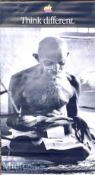 1990s Mahatma Gandhi Apple think different Large Poster size 160cm x 70cm approx