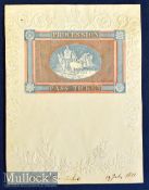 A Ticket (Permit) To Be Part Of The Coronation Precession Of King George IV 19th July 1821