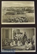 India – Original Engravings to include Bombay - Three original engravings 1875 to include