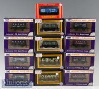 Dapol OO Gauge Boxed Open Wagons incl G Harwood Rake, Raven, Naval and others, some duplicates, plus