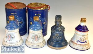 Bell’s Finest Scotch Whisky Porcelain Decanters to include Royal Reserve 20 years Old plus Royal