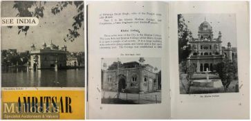 India & Punjab – 1954 Golden Temple Travel Booklet a vintage 1954 See India booklet on Amritsar,