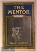 India - The Mentor - Women by Tagore c1921 rare magazine covering tagores views on women and other