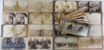 Selection of Assorted Stereoview Cards – incl Porto Rico, Jamaica, China, Japan scenes such as
