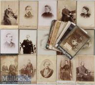 Assorted Victorian / early 20th century Cabinet Card Selection – mostly of portrait photographs,