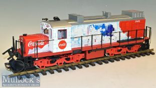 Lehmann Gross Bahn The Big Train G Gauge 26552 Coca Cola Diesel Locomotive with maker’s box,
