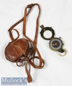 WWI Verners Patern VIII Military brass compass marked F.L (French Limited) No88862 1917 to reverse