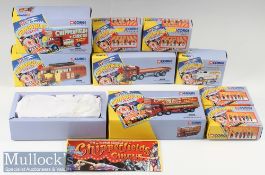 Corgi Classics Chipperfields Circus Diecast Selection (9) – incl 97022 AEC Regal Living Quarters,