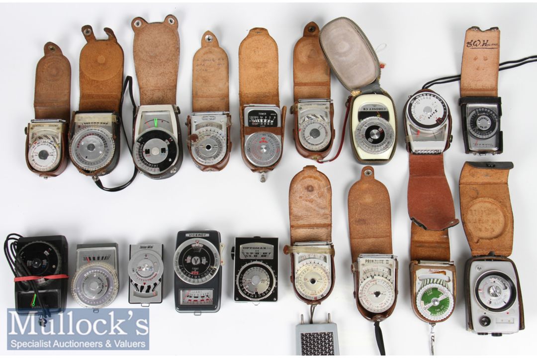 Various vintage camera light / exposure meters such as Stitz, Viceroy, Vivitar 35, Boots,