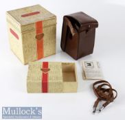 Rolleiflex Magic leather every ready case and original maker’s boxes leather case with damage o/w