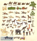 Assorted Metal / Lead figures including animals, diecast vehicles, horses etc, varying sizes (#45)