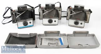 Polaroid 350 and 103 Land Cameras to include 2x examples of each model, all automatic models, plus a