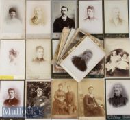 Assorted Victorian / early 20th century Cabinet Card Selection – mostly of portrait photographs,