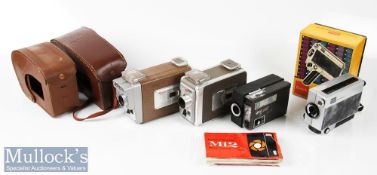 Selection of Kodak Cine/Movie cameras to include Brownie 8mm movie camera II, Brownie Automatic