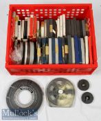 Quantity of Various camera film reels many with notes on, 1970s (Qty) Box