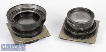 Eastman Kodak Aero-Ektar f:2.5 7in 178mm 5x5 Large format aerial lens hood on a Anastigmat 14inch