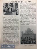 India & Punjab – Opening of Saragarhi Gurdwara fine vintage full page original newspaper article