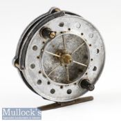 Rare Allcock Aerial Match 1939 Model 4” Centrepin Reel all original with surface wear, runs very