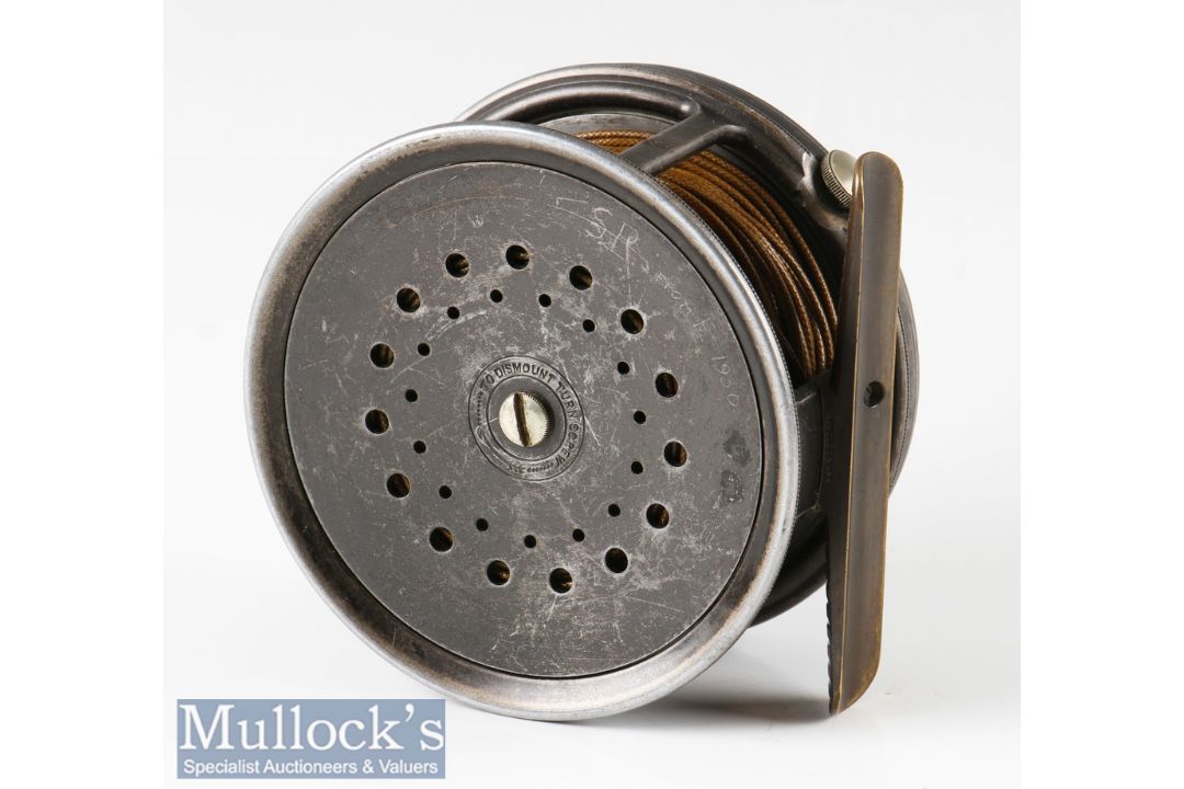 Hardy Bros England 4 ¼” Dup Mk II perfect alloy salmon fly reel broken check spring, stamped O.K - Image 1 of 2