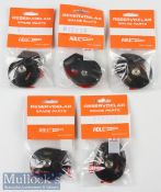 Abu Ambassadeur Mag II Black Colour Right Side Plates (5) part 15638 in original packaging