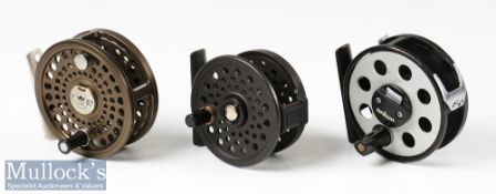 3x Various fly reels to include a JAF Redditch 2 7/8