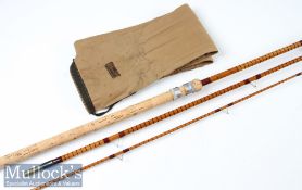 Avocet Split Cane Coarse Rod: B James & Son London, England “Avocet” Split Cane Rod 11’3” with amber