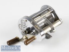 Hardy Bros Alnwick The Elarex level wind multiplier - ribbed chrome foot (initials I S scratched